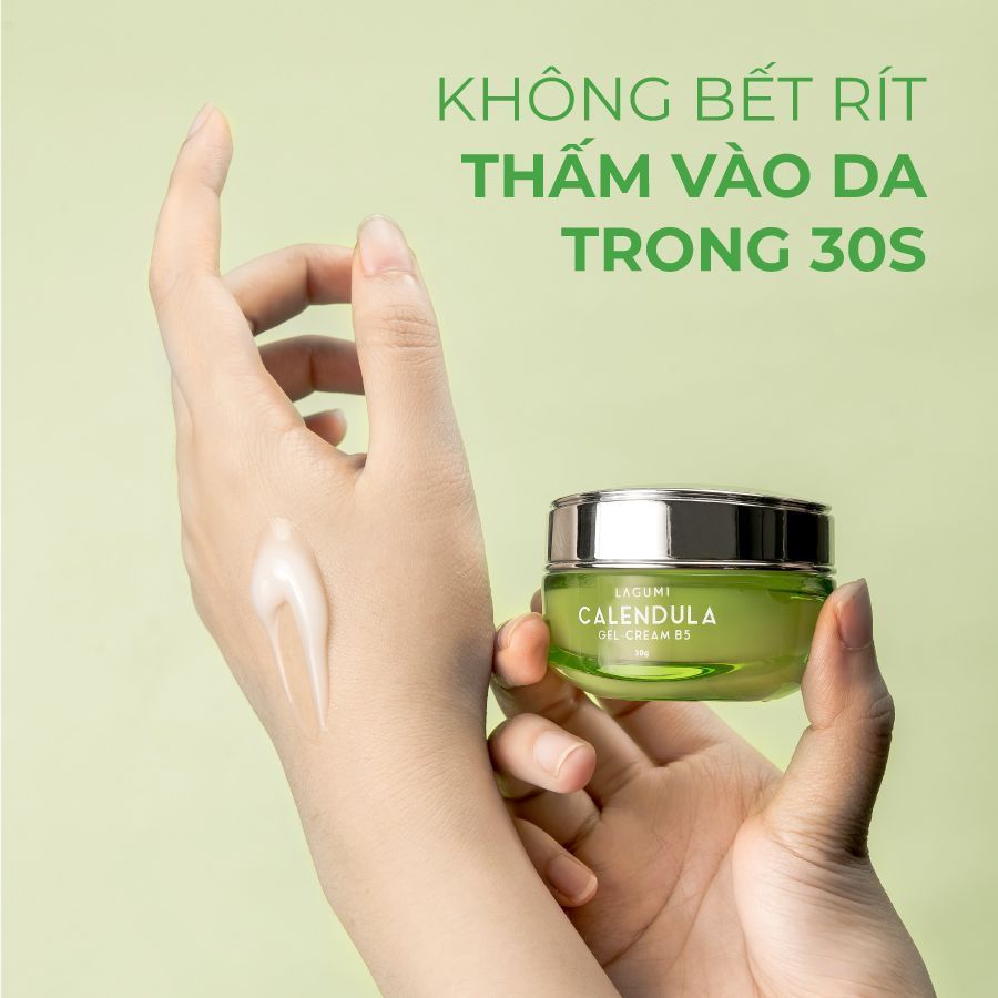 Kem dưỡng ẩm LAGUMI cho da dầu, mụn với B5, Calendula cấp ẩm, kiềm dầu, giảm thâm mụn 30g an toàn cho mẹ bầu - BIBABO | BigBuy360 - bigbuy360.vn