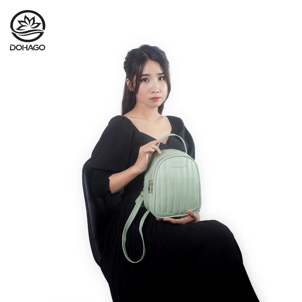 Balo Da Thời Trang Cho Nữ DOHAGO BN04 Thiết Kế Size Mini Phong Cách Dễ Thương