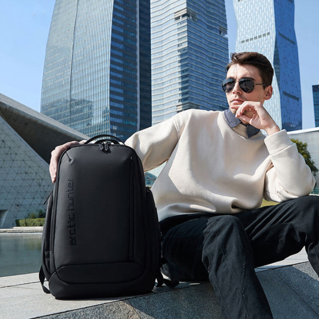 Balo laptop Arctic Hunter B00554 chống thấm nước 15.6 inch sức chứa lớn, đa năng, phù hợp đi làm đi học đi chơi