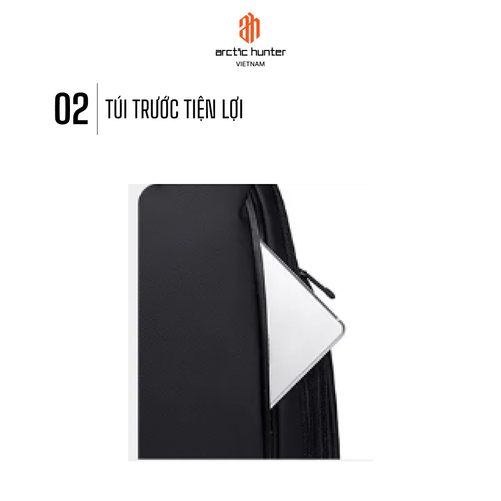 Balo laptop Arctic Hunter B00554 chống thấm nước 15.6 inch sức chứa lớn, đa năng, phù hợp đi làm đi học đi chơi