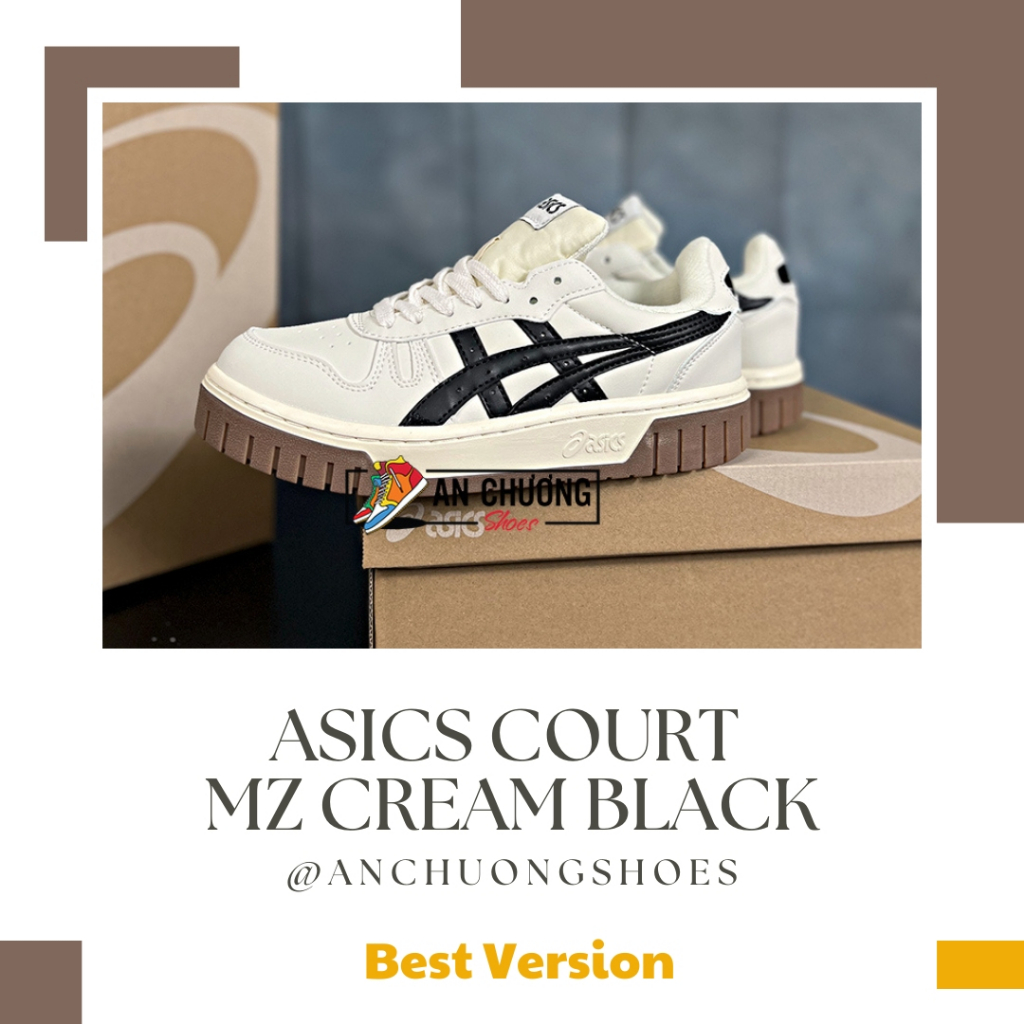 Giày SNEAKER COURT MZ CREAM BLACK
