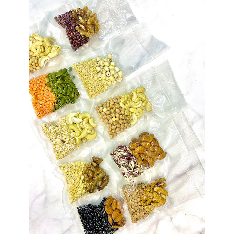 Set hạt làm sữa hạt set .10 gói không trùng vị -50g/gói. sét hạt dinh dưỡng nấu sữa,600-700ml
