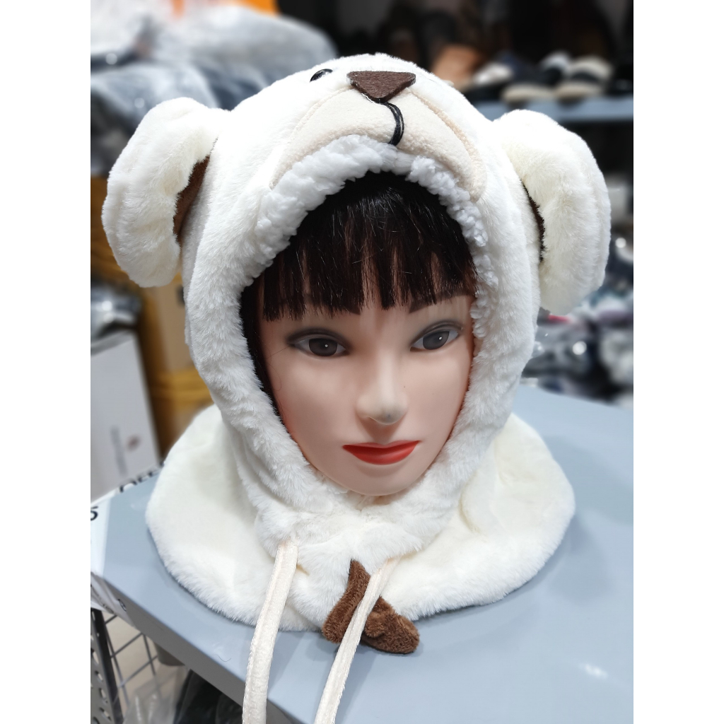 Nón len lót lông dày dặn giữ ấm tai thơi trang thu đông dành cho nữ