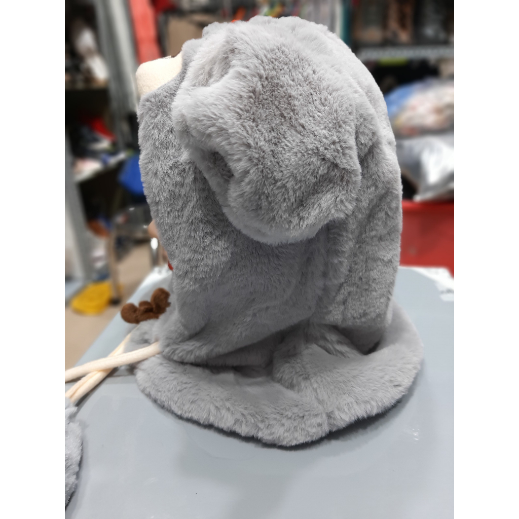 Nón len lót lông dày dặn giữ ấm tai thơi trang thu đông dành cho nữ