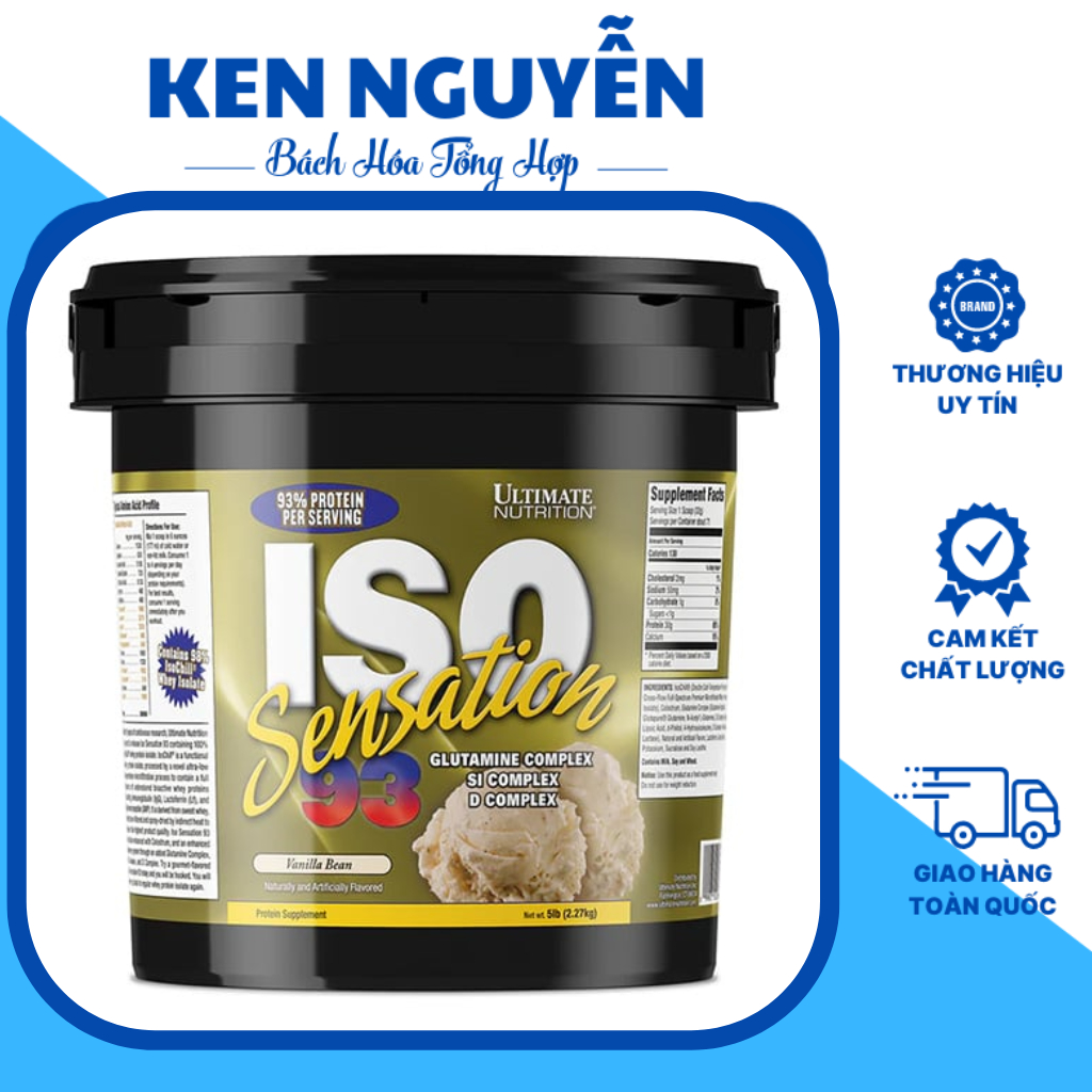 Sữa tăng Cơ Bắp Iso93 Ultimate Nutrition Iso Sensation 5lbs (2.27 kg) Iso 93