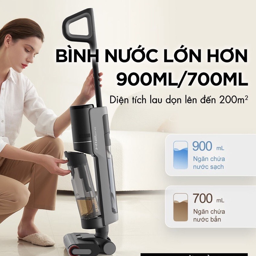 Máy Hút Bụi Lau Nhà Cầm Tay Dreame H12 Pro - Bản nội địa - Hàng chính hãng - Bảo hành 24 tháng