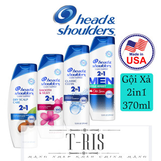 [USA] Dầu gội&xả Head and Shoulder 2in1 400ml | Dry Scap| Classic| Men| Smooth| -sạch gàu-Nhập khẩu chính hãng- Giá tốt