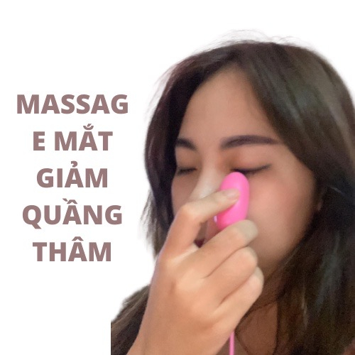Bút massage mắt mini máy massage rung mờ nhăn trẻ hoá làn da