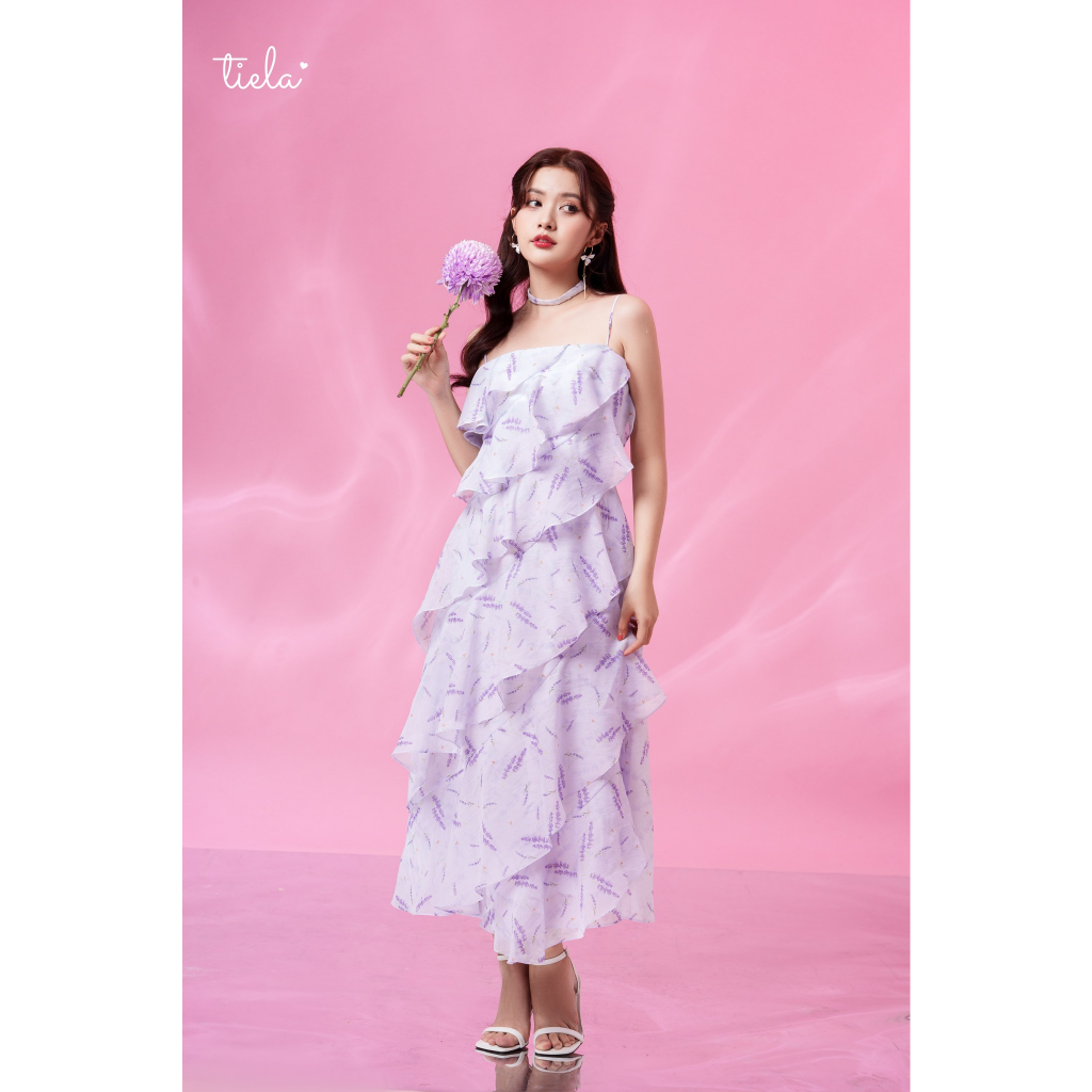TIELA Đầm váy hoa nhiều tầng-LilyBelle Dress