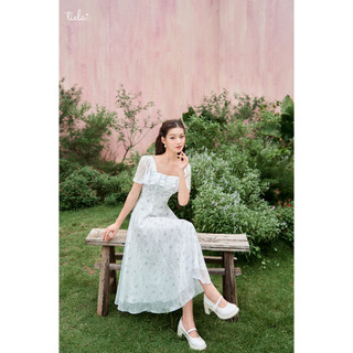 TIELA Đầm váy hoa bèo ngực-Mercy Dress