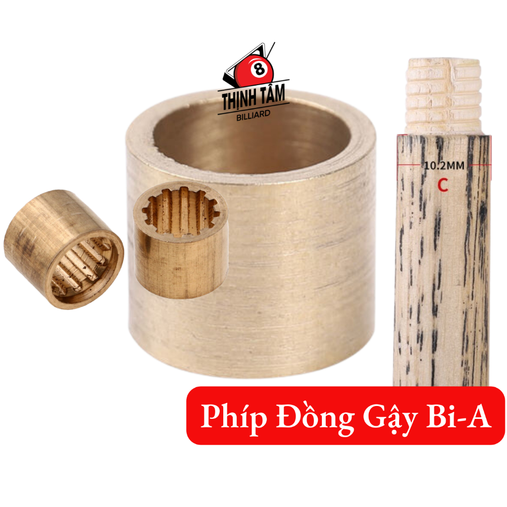 Phíp Đồng Bida, Phíp Đồng Thau Đầu Cơ Bi-A Cực Bền Dành cho CLB [ PHÍP ĐỒNG ]