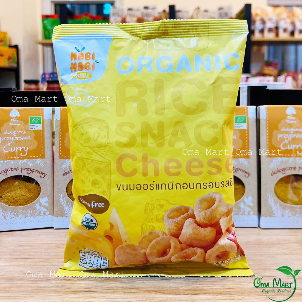 Snack gạo hữu cơ Nobi Nobi 40g