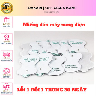 Combo 10 miếng dán massage xung điện Healthy Pad Loại 1 phù hợp với nhiều loại máy mát xa