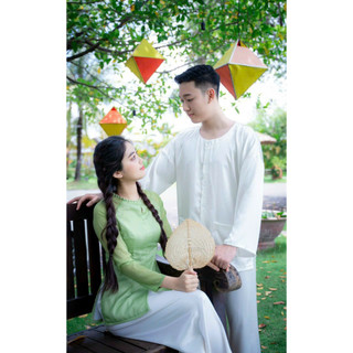 Bà ba nam vải lua ngọc trai cao cấp