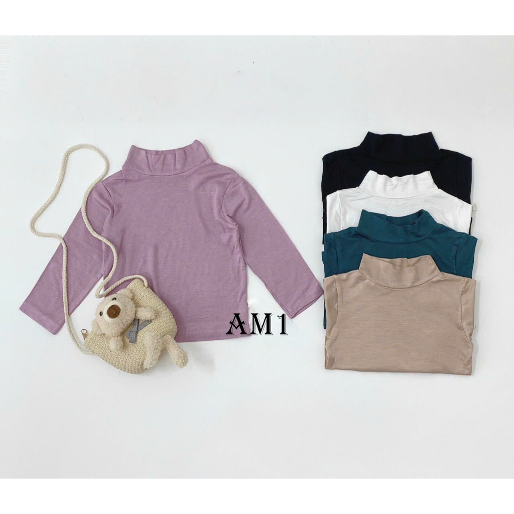 Áo len tăm cổ cao giữ nhiệt cho bé sơ sinh đến 18kg  AM358 TTR123