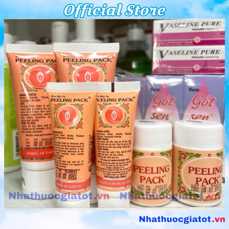 Gel Lột Mụn PEELING PACK Tiện Dụng