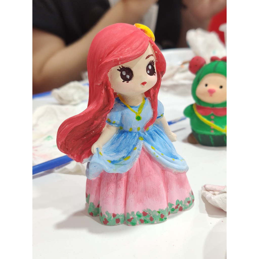 Tượng tô màu chọn mẫu,  CÔNG CHÚA DISNEY, size M, tượng thạch cao CAO CẤP, tô tượng
