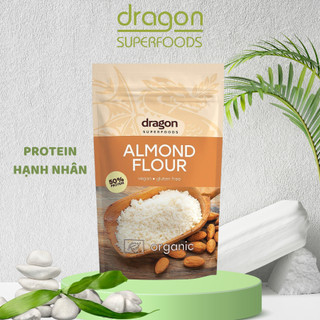 Protein hạt hạnh nhân hữu cơ almond flour 200gr - dragonsuperfoods