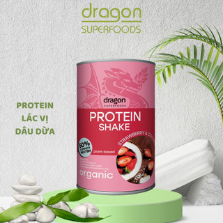Protein Lắc Vị Dâu Dừa Hữu Cơ Protein Shake Strawberry & Coconut 450Gr