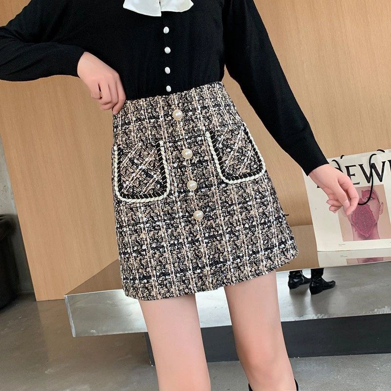 Chân váy tweed dáng A 2hand