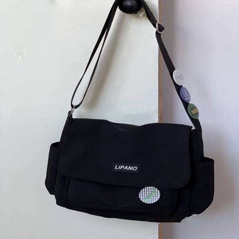 Túi Đeo Chéo Phong Cách Đơn Giản Năng Động, Túi Đeo Vai Chất Liệu Nylon Dành Cho Nam Nữ BZ023