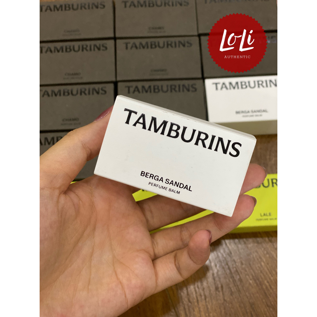 Nước Hoa Sáp Tamburins Perfume Balm/Nước Hoa Thỏi Tamburins Chamo, Lale, Berga Sandal, Suede Pear - Có Sẵn