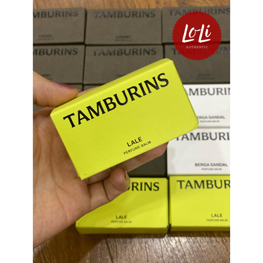 Nước Hoa Sáp Tamburins Perfume Balm/Nước Hoa Thỏi Tamburins Chamo, Lale, Berga Sandal, Suede Pear - Có Sẵn