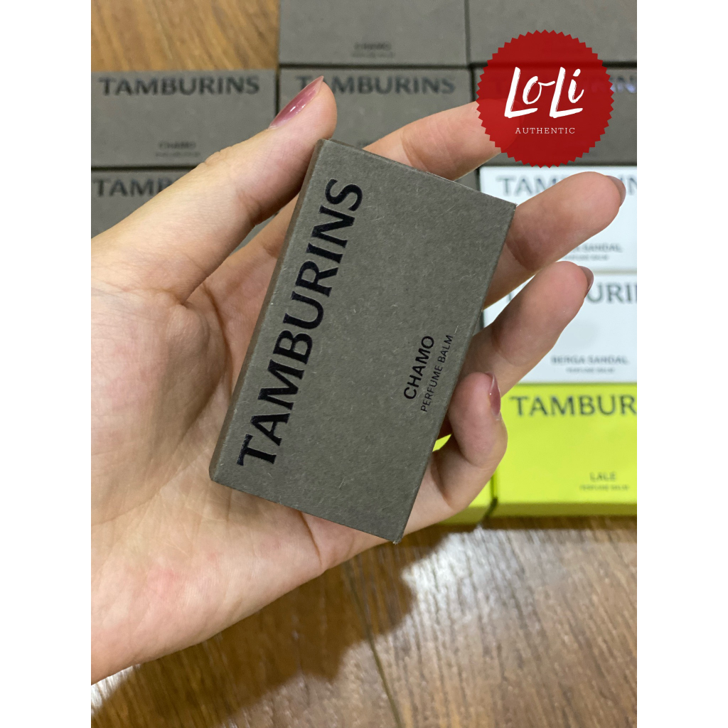 Nước Hoa Sáp Tamburins Perfume Balm/Nước Hoa Thỏi Tamburins Chamo, Lale, Berga Sandal, Suede Pear - Có Sẵn