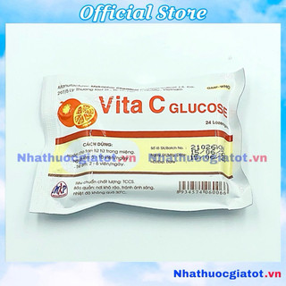 Viên Ngậm Vita C Glucose Bổ Sung Vitamin C Tăng Cường Sức Đề Kháng