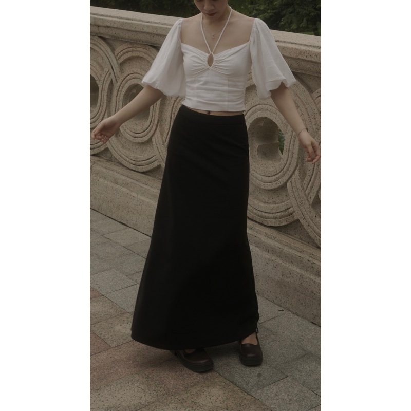 Áo tay bồng nhún ngực - CHLOE TOP