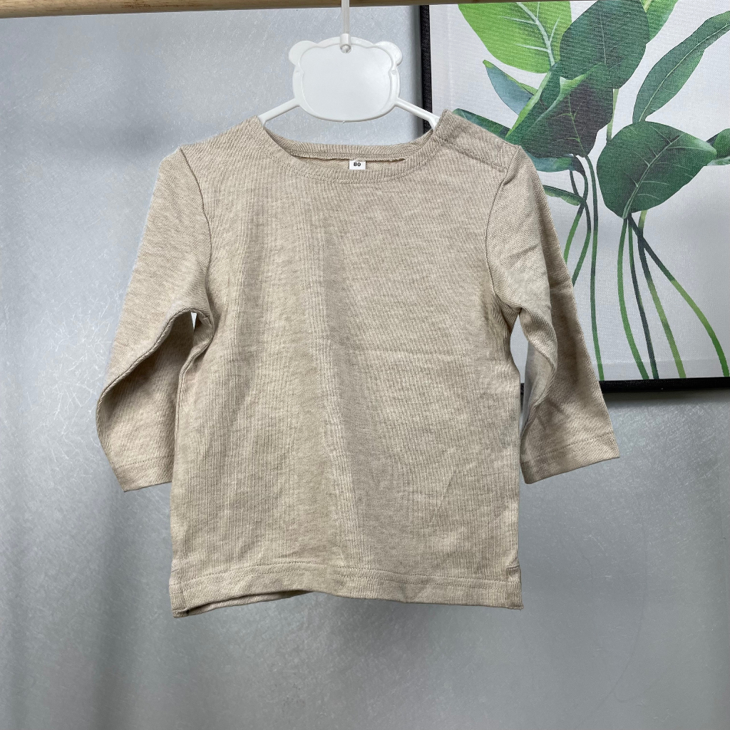 Áo thun tay dài Mu*ji xuất Nhật