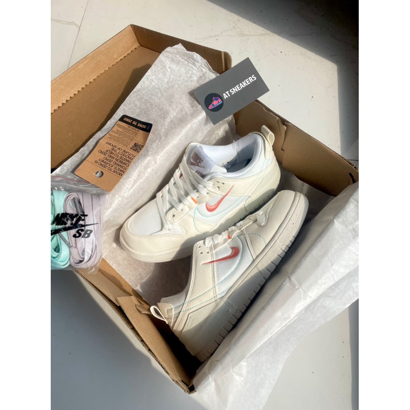 Giày N I K E Disrupt II kem hồng