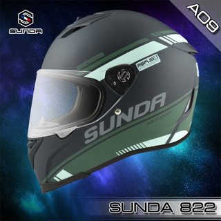 Mũ bảo hiểm sunda 822 tem a09
