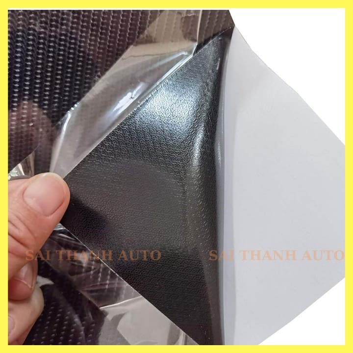 Decal Carbon đen bóng dán xe, đề can carbon trang trí dán ô tô, máy tính, điện thoại có sẵn keo khổ 0.6m