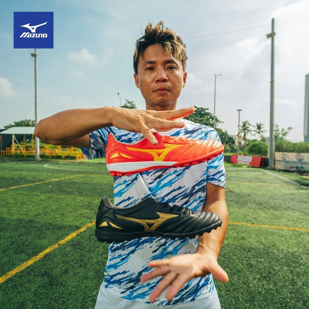 Giày đá bóng Mizuno Morelia Neo IV Pro As,sân cỏ nhân tạo,da Kangaroo siêu mềm, đệm giảm chấn cao cấp, đế đinh chữ L