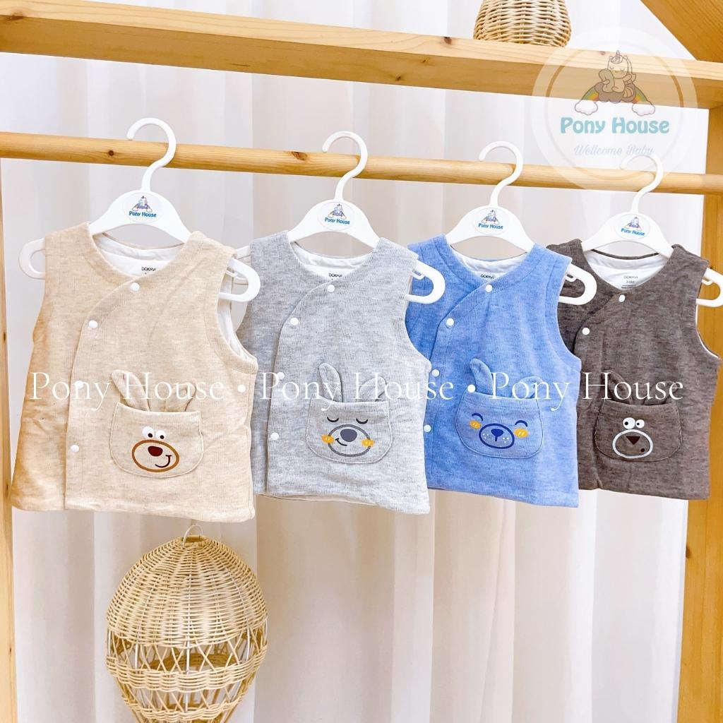 Áo Gile Dokma Nỉ Nhung Dày Dặn Cho Bé Trai, Bé Gái Sơ Sinh (Size 1-3M đến 18-24M)