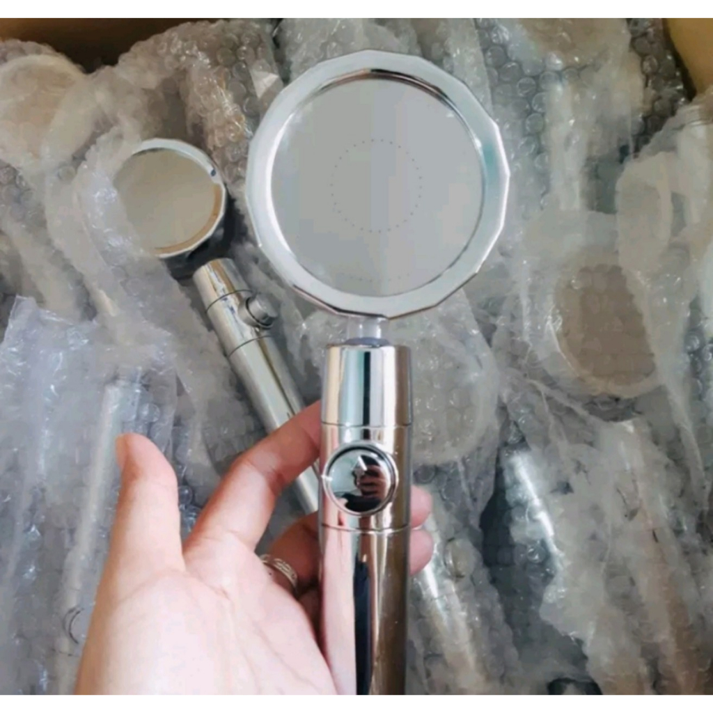 Bát sen tăng áp , vòi sen cánh quạt có công tắc bật tắt ở tay