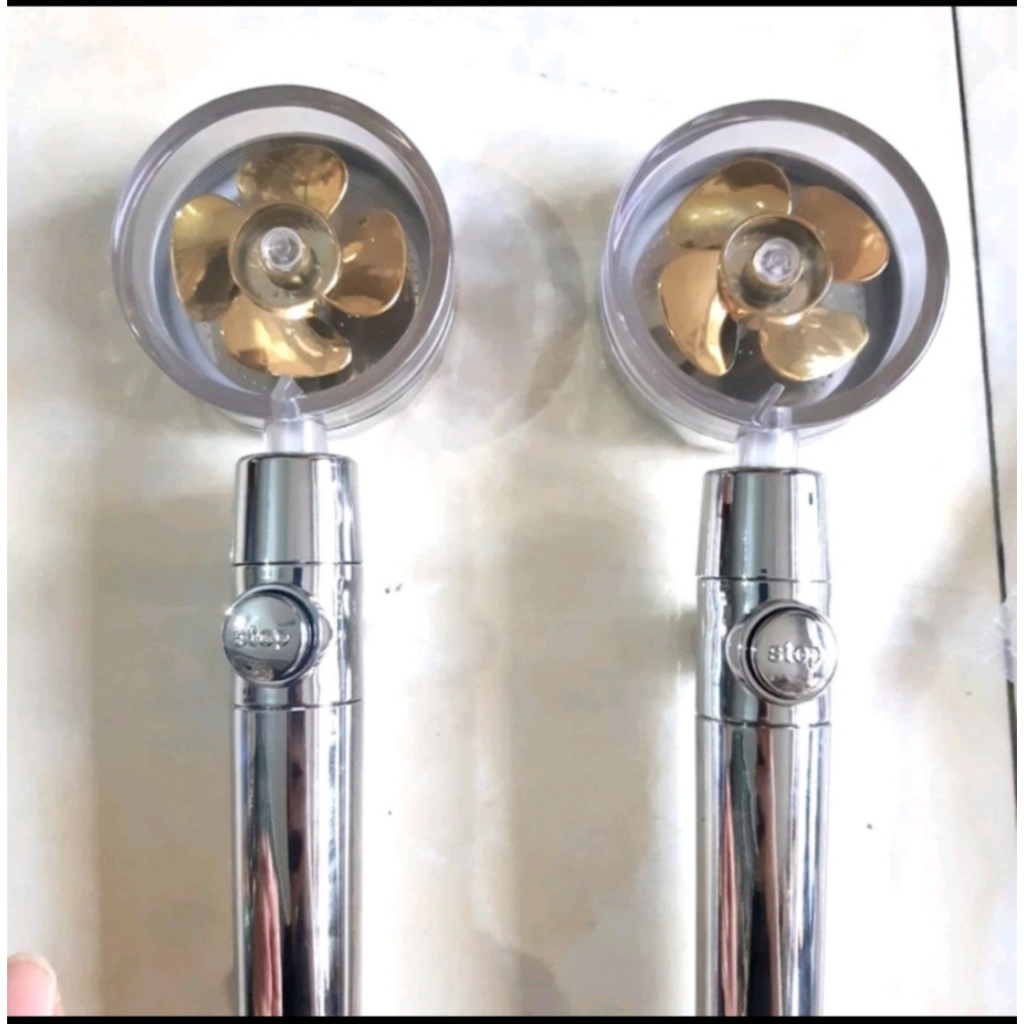 Bát sen tăng áp , vòi sen cánh quạt có công tắc bật tắt ở tay