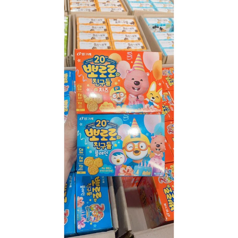 BÁNH QUY PORORO HÀN QUỐC CHO BÉ -65G
