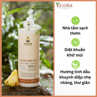 Nước tẩy bồn cầu sinh học Fuwa3e khử mùi bồn cầu, diệt khuẩn, không mùi nồng hắc, thơm tinh dầu khuynh diệp