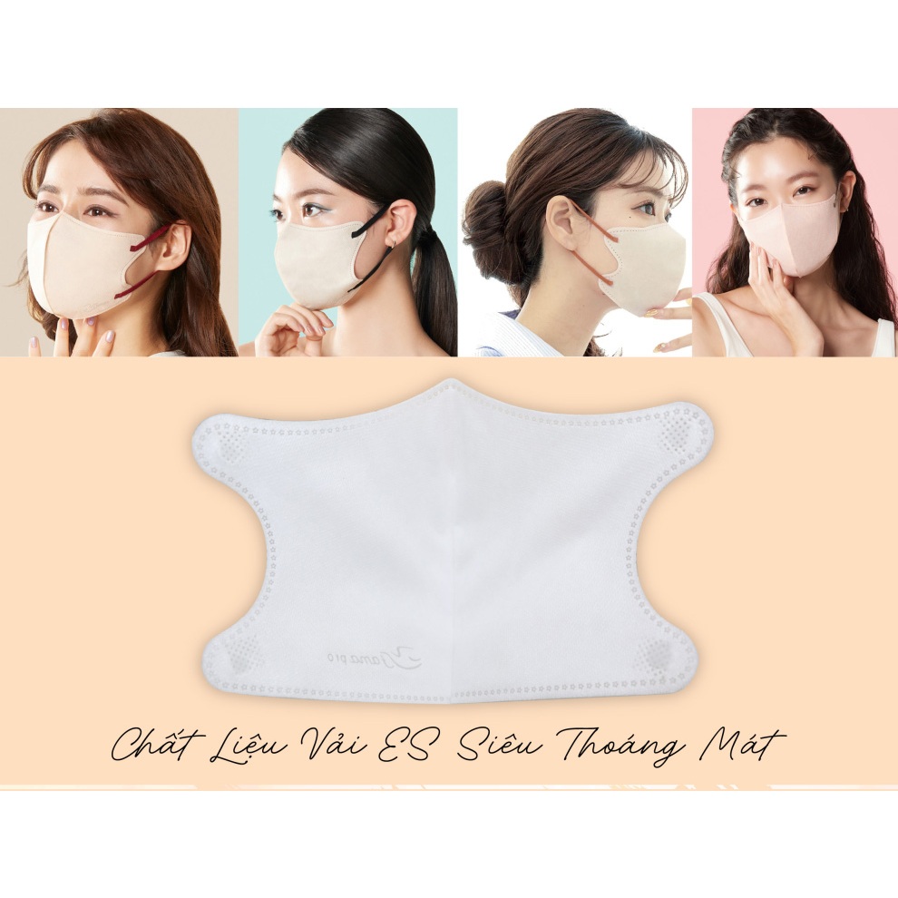 Khẩu trang kháng khuẩn cao cấp 3 lớp Cool Mask Famapro hộp 30 chiếc đóng riêng từng túi