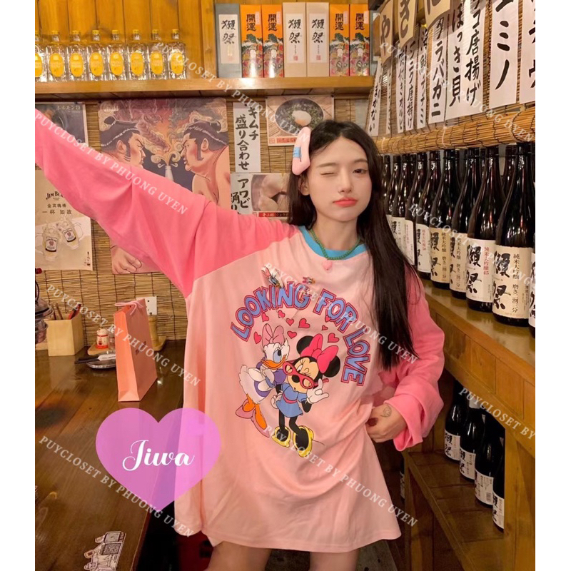 ÁO TAY DÀI KOREA KÈM CHARM ĐÍNH