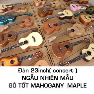 Đàn Ukulele Soprano Concert Tenor Gỗ Tốt Full Gỗ Mahogany - Tặng Full Phụ Kiện