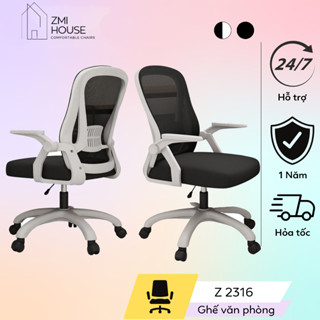 Ghế xoay văn phòng, ghế công thái học, lưng lưới độ bền cao, kê tay điều chỉnh, thoải mái khi ngồi