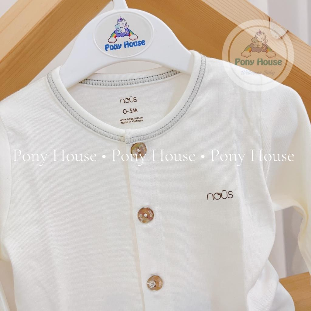 Bộ Quần Áo Dài Tay Nous Petit Size Cho Bé Trai Bé Gái Size 0-3 Tháng Đến 9-12 Tháng