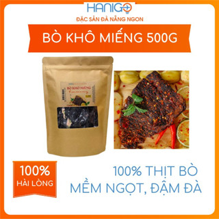 Bò Khô Miếng Đà Nẵng Ngon- Khô Bò Miếng 100% Thịt Bò Tươi- Gia Vị Tự Nhiên- Hanigo Food Đặc Sản Đà Nẵng Ngon
