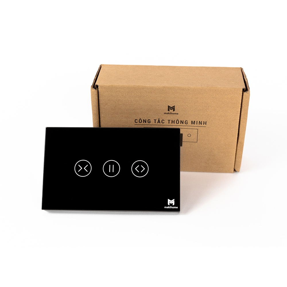 Công tắc cửa cuốn Wifi Makihome MW-USKC - Hẹn giờ, tương thích Homekit, Google, Maika