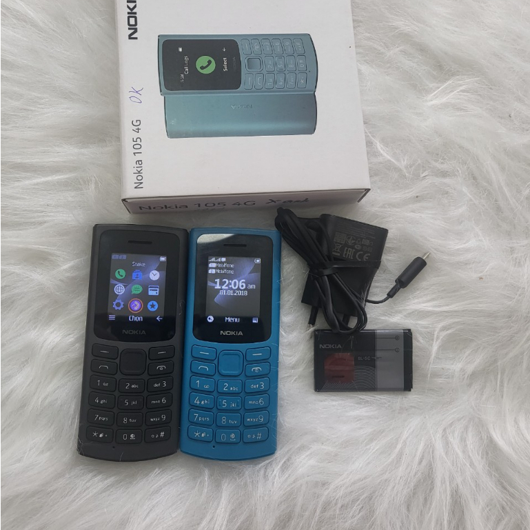 Điện thoại bàn phím nokia 105  sóng 4G 2sim. BẢO HÀNH 6 THÁNG. 1 ĐỔI 1 TRONG 2 THÁNG