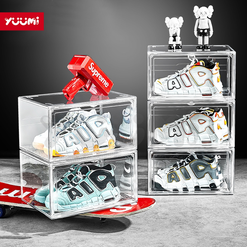 Yuumi Acrylic HộP Mica Hộp Nhựa Trong Suốt Hộp Đựng Giày TúI XáCh Mỹ PhẩM HộP TrưNg BàY Mô HìNh Búp Bê