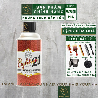 Gôm xịt tạo kiểu 18.21 Man Made Premium Hair Spray - 283g - 330ml